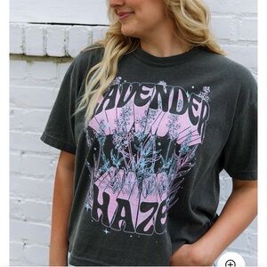 Taylor Swift’s Lavender Haze captured in this cropped Tshirt ~New without Tags